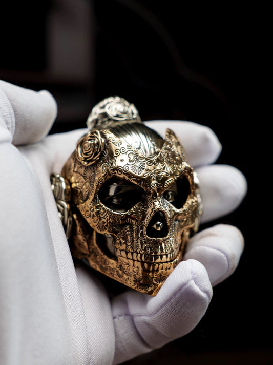 Mechanical Rose Skull