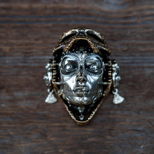 Mechanical Rose Skull